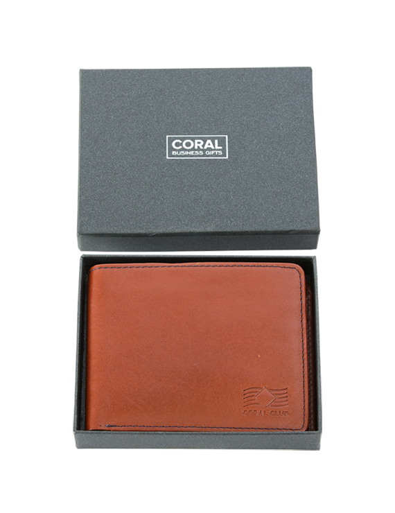 Men's leather wallet purse